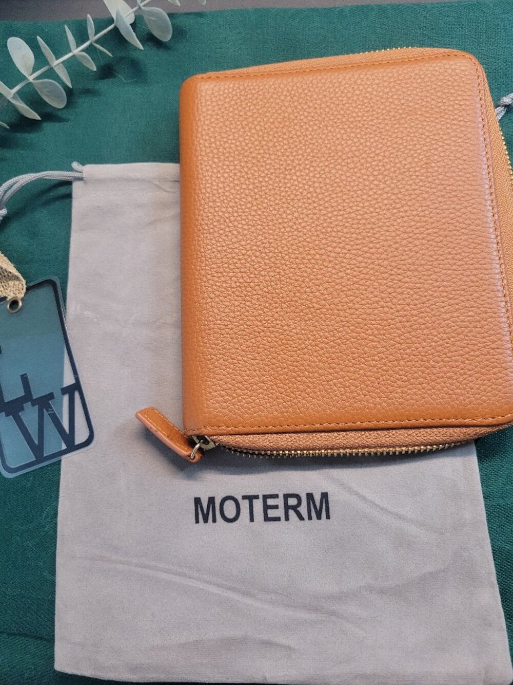 Moterm Leather Zip Cover for Hobonichi Original A6